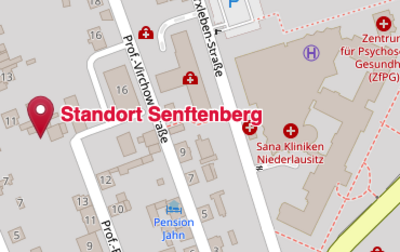 Karte Standort Senftenberg