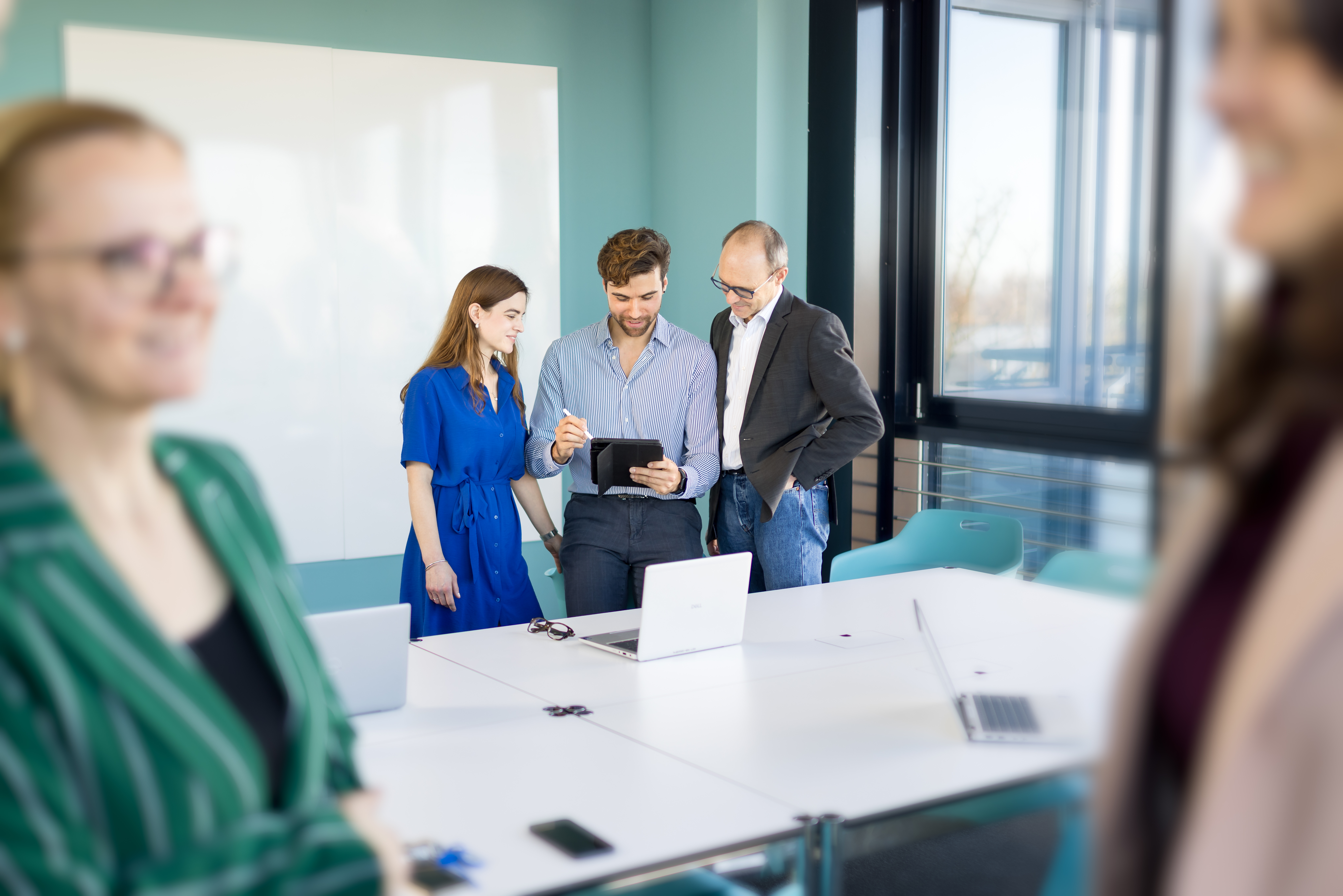 Sana Management Mitarbeiter bei der Projektplanung