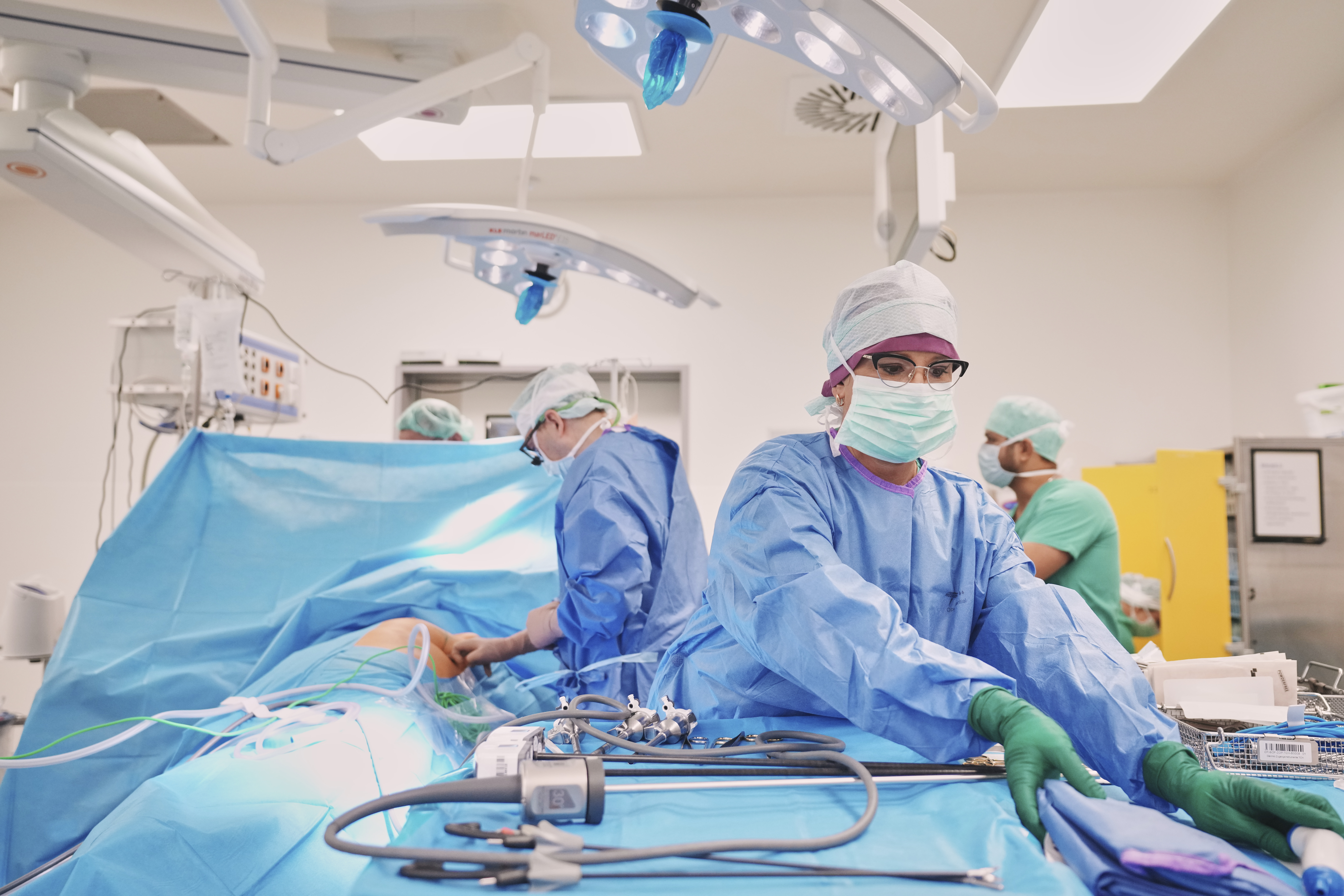 OP Team bereitet Operation vor