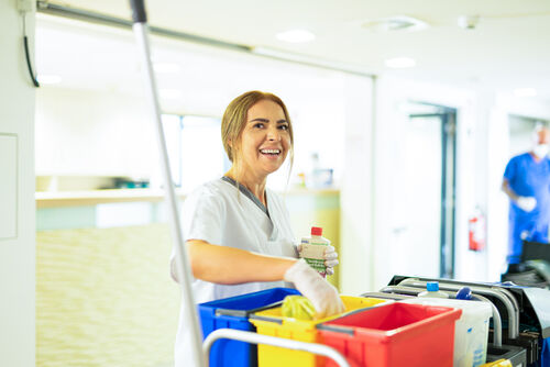 Reinigungskraft Krankenhaus Sana