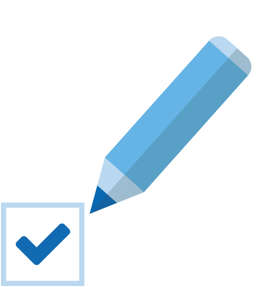 Grafik Checkbox und Stift