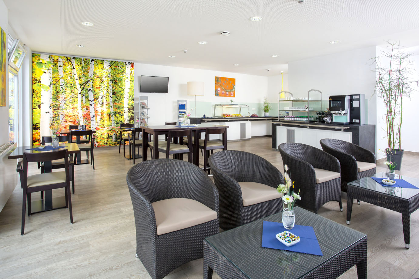 Eindrücke von der Wahlleistungs-Lounge im Sana-Krankenhaus Hürth (Foto: Stephan Hubrich)