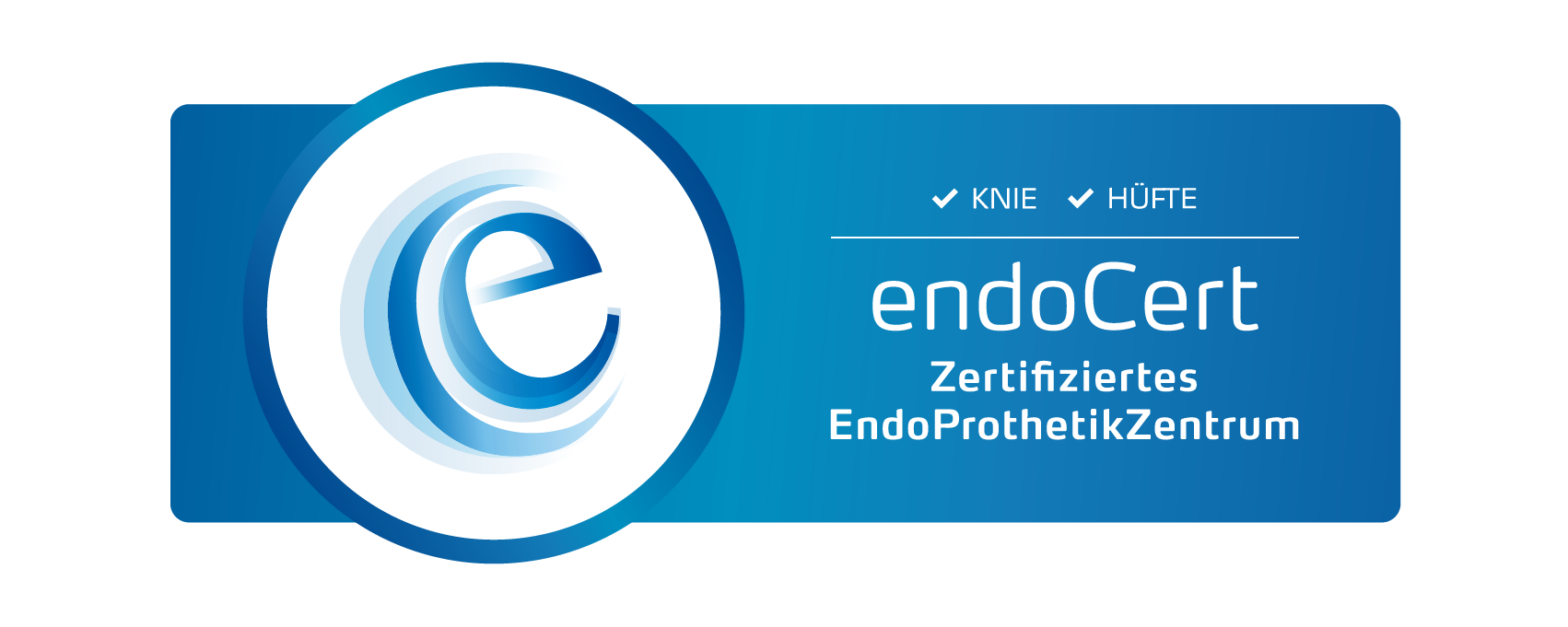 Zertifikatslogo Zentrum für Hüft- und Knieendoprotethik der Maximalversorgung