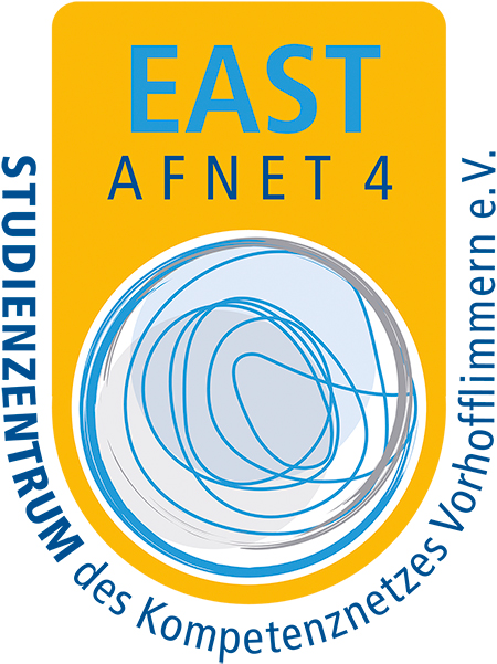 Teilnahmesiegel EAST STudienzentrum des Kompetenznetzes Vorhofflimmern
