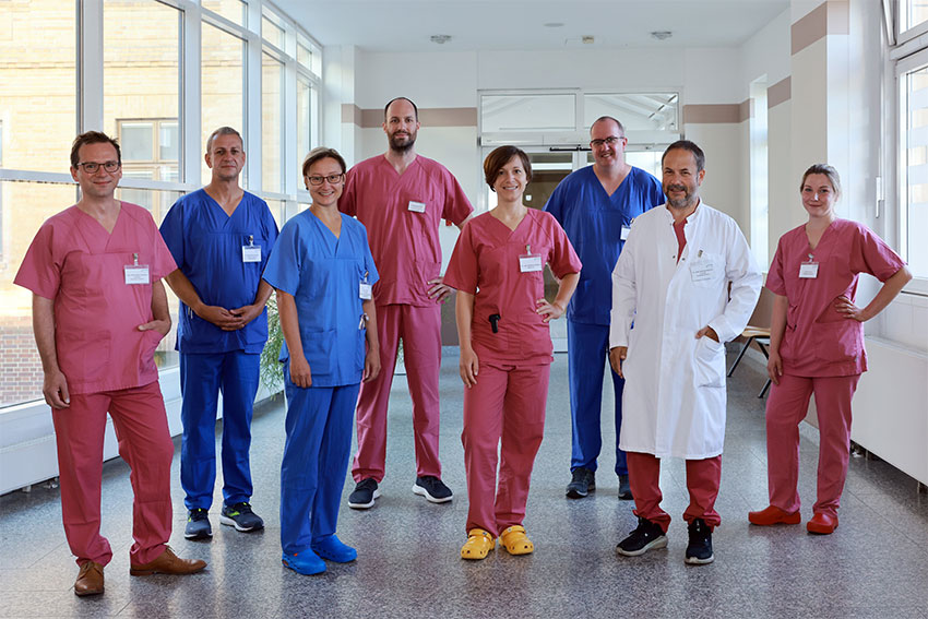 Foto Ärzte:innen der Intensivmedizin des Sana Klinikums Niederlausitz