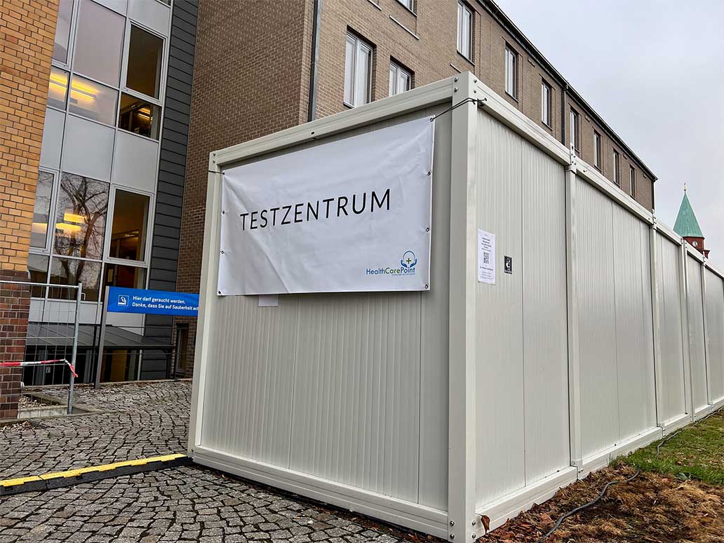 Corona Testzentrum Sana Kliniken Niederlausitz