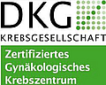 Logo DKG Zertifiziertes Gynäkologisches Krebszentrum