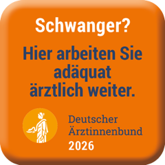 Siegel vom Deutschen Ärztinnenbund e.V. Mutterschutz für schwangere Ärztinnen