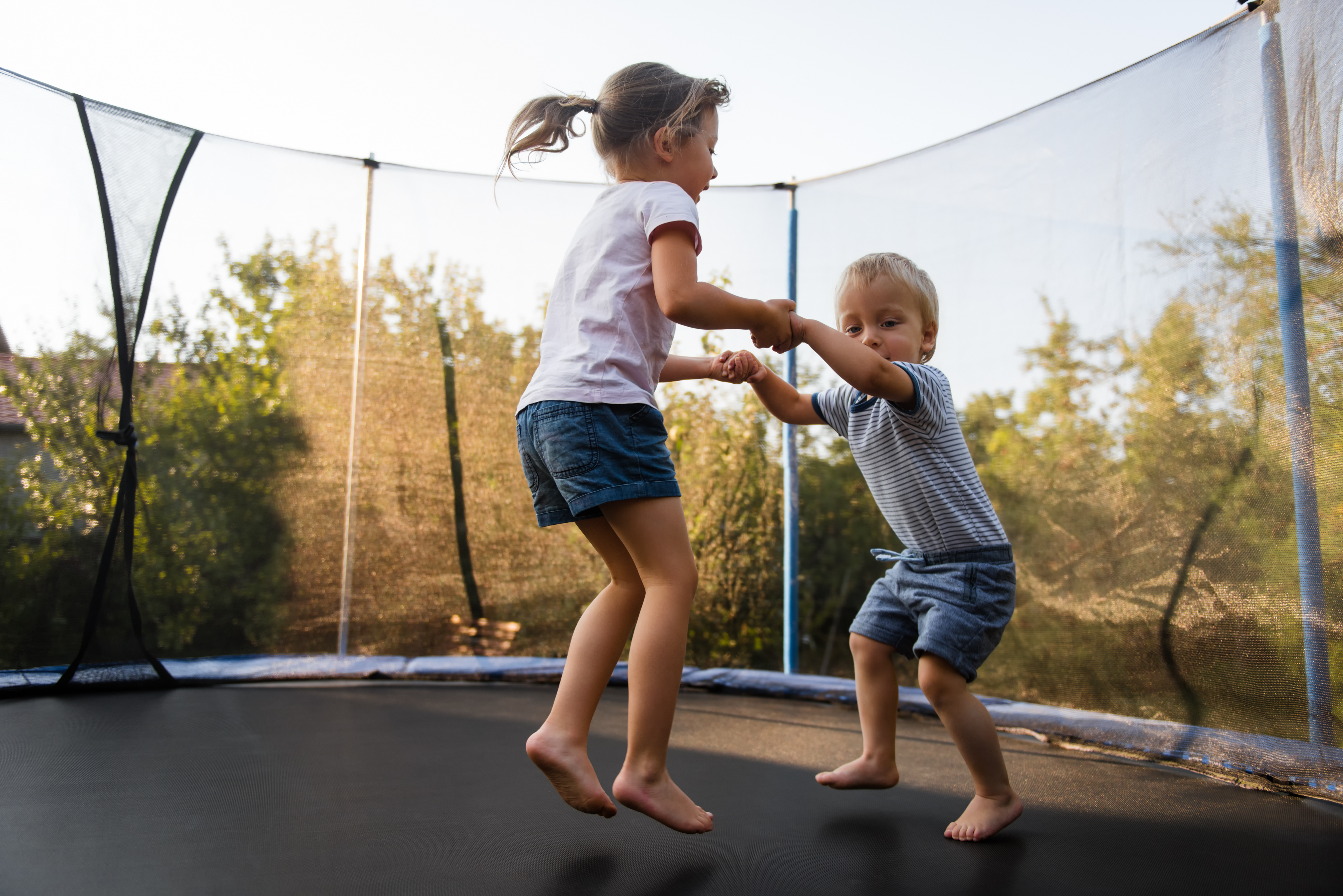 Unfallfrei auf dem Trampolin