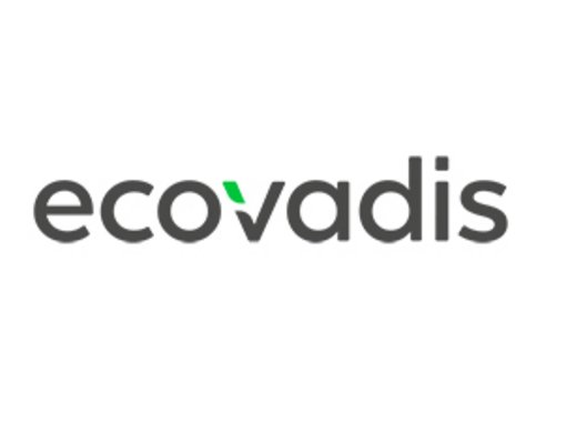 Das Logo von EcoVadis, dem weltweit größten Anbieter von Nachhaltigkeitsrankings. 