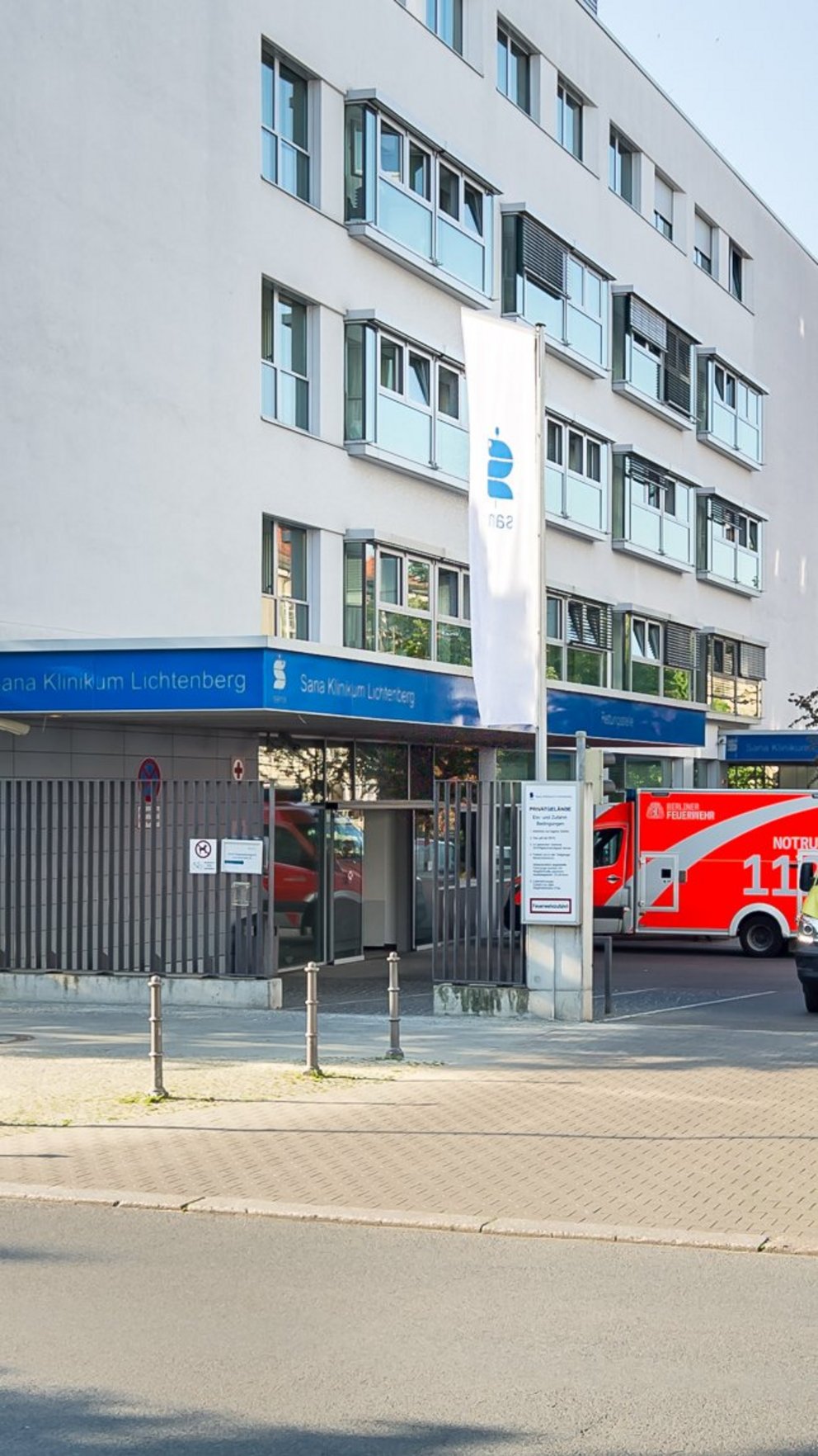 Sana Klinikum Lichtenberg Außenansicht