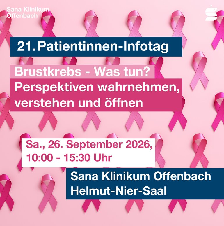 Veranstaltungshinweis zum Infotag Brustkrebs