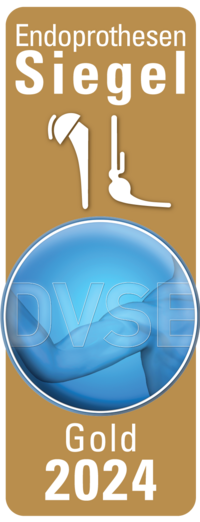 Endoprothesen-Siegel der DVSE in Gold (2024) Endoprothesen-Siegel der DVSE in Gold (2024)