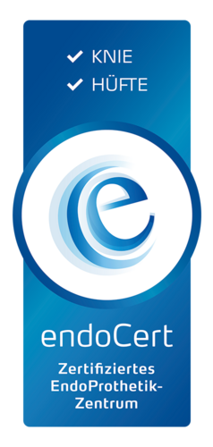 Zertifiziertes EndoProthetikZentrum Hüfte & Knie (endoCert) Logo Zertifiziertes EndoProthetikZentrum Hüfte & Knie (endoCert)