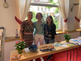 Stand des Betrieblichen Gesundheitsmanagements auf dem Gesundheitstag im Quellenhof