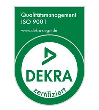 Siegel Dekra Qualitätsmanagement ISO 9001