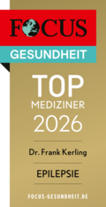 Persönliches FOCUS-Siegel 2026 für Dr. Kerling im Bereich Epilepsie