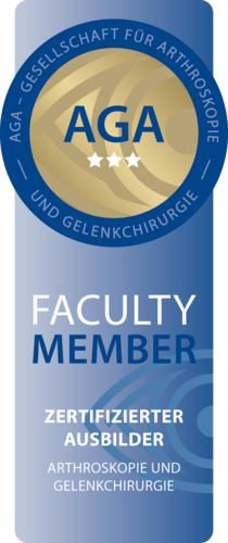 AGA Faculty Member - Christoph Offerhaus ist zertifizierter Ausbilder Arthroskopie und Gelenkchirurgie