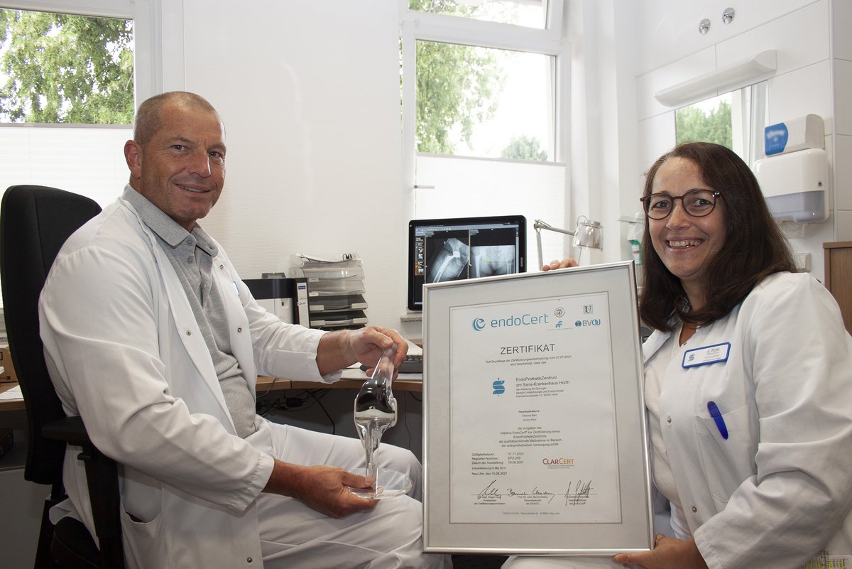 Endoprothetikzentrum bestätigt seine hohe Qualität