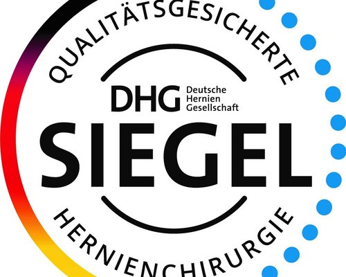 Logo DHG-Siegel Qualitätsgesicherte Hernienchirurgie