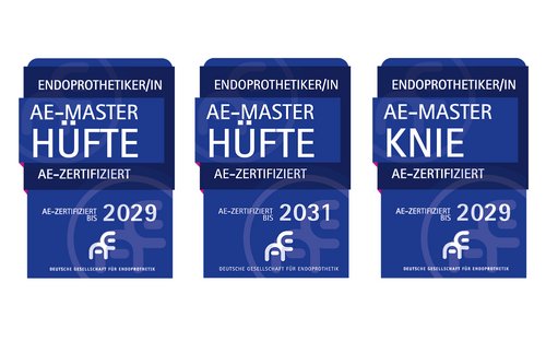 Siegel AE MASTER Zertifikate Dr. Massarwa und Dr. Lorch