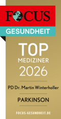 Persönliches FOCUS-Siegel 2026 für PD Dr. Winterholler für den Bereich Parkinson