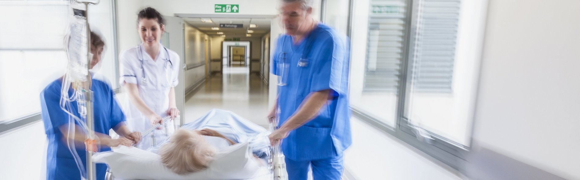 Patient wird eingeliefert