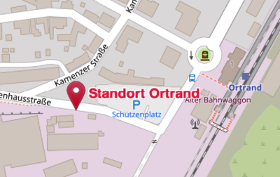 Karte Standort Ortrand