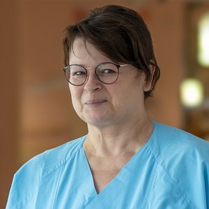 Porträtfoto von Kathleen Richter, Hygienefachschwester im Sana Klinikum Wurzen