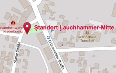 Karte Standort Lauchhammer-Mitte