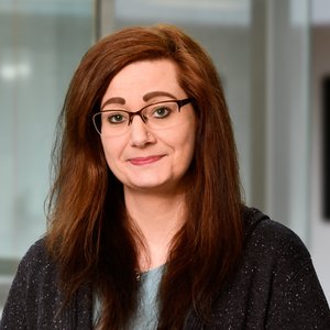 Poträtfoto von Tanja Branscheid, Sekretärin der Adipositaschirurgie am Sana-Klinikum Remscheid