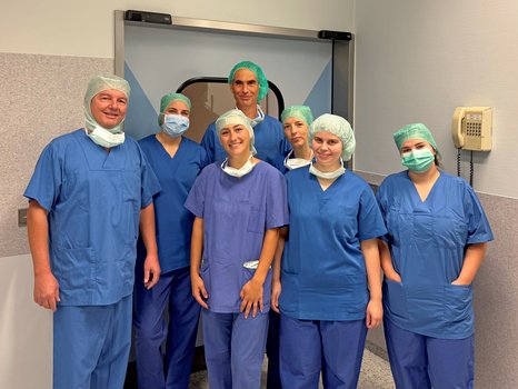 OP-Team OP-Team der chirurgischen Praxis Bad Saulgau rund um Dr. Dietmar Huss