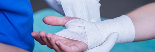 Verband anlegen