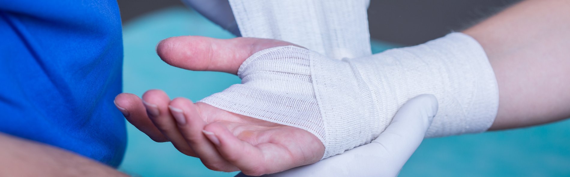 Verband anlegen