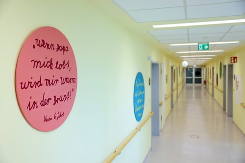 FAZIT Lauchhammer, Flur der Station in der Kinderklinik