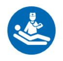 Icon für medizinische Behandlung im Sana-Krankenhaus