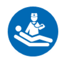 4. Behandlung in unseren Sana Kliniken Icon für medizinische Behandlung im Sana-Krankenhaus