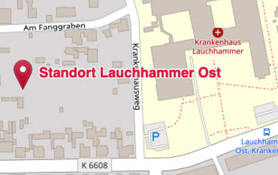 Karte Standort Lauchhammer-Ost