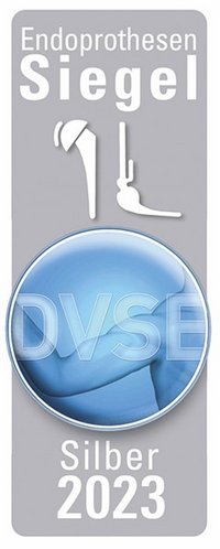 Endoprothesen-Siegel der DVSE in Silber (2023) Endoprothesen-Siegel der DVSE in Silber (2023)