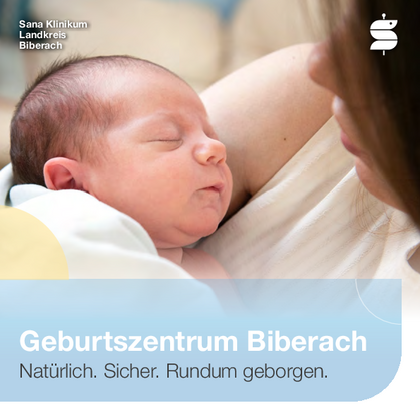 Broschüre Geburtszentrum Biberach