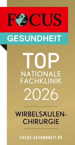 FOCUS-Siegel 2026 für Wirbelsäulenchirurgie