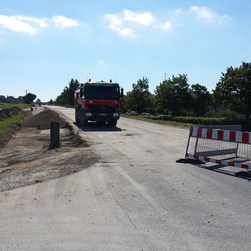 Erschließungsarbeiten durch den Landkreis