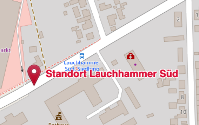 Karte Standort Lauchhammer-Süd