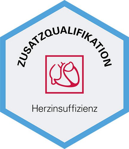 Logo: Zusatzqualifikation für Herzinsuffizienz