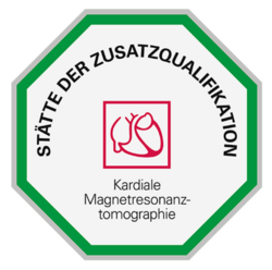 Siegel über die Zusatzqualifikation der Deutschen Gesellschaft für Kardiologie – Herz- und Kreislaufforschung e.V. für die Kardiale Magnetresonanztomographie