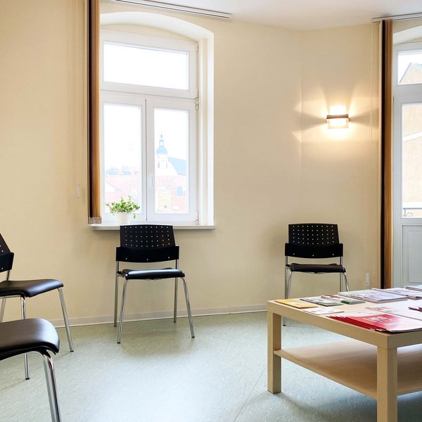 Wartezimmer der Praxis für Gynäkologie und Geburtshilfe