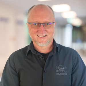 Porträtfoto Frank Neugebauer, Stellvertretender Betriebsratsvorsitzender der Sana Kliniken Düsseldorf