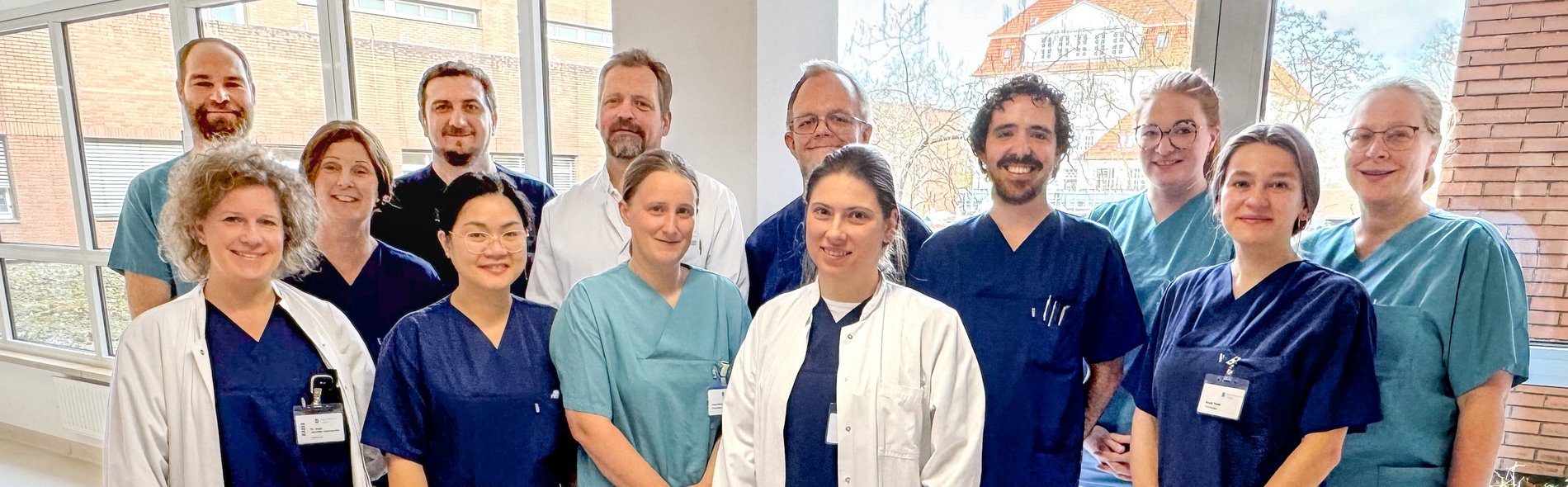 Das Team von Station 1.