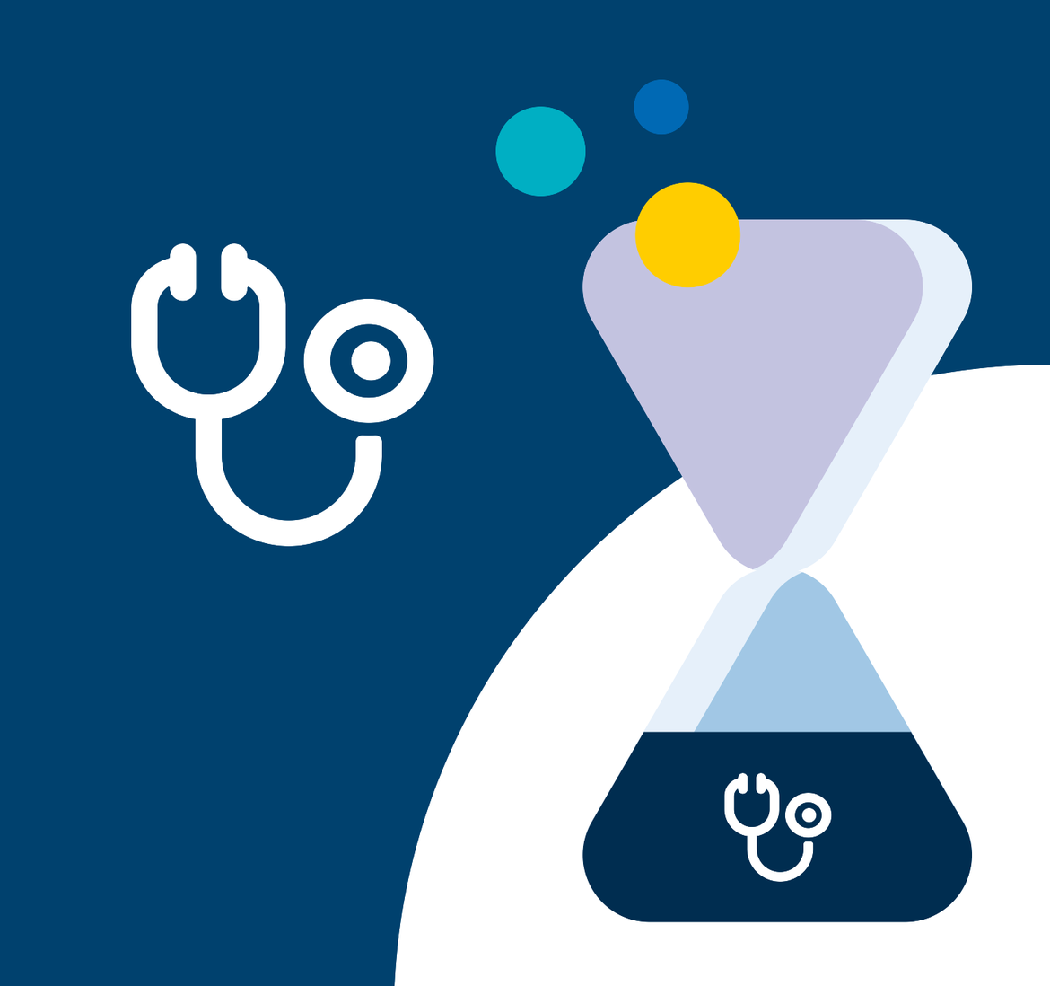 Grafik Basisvorsorge Zeit fuer Gesundheit Basisvorsorge Stundenglas