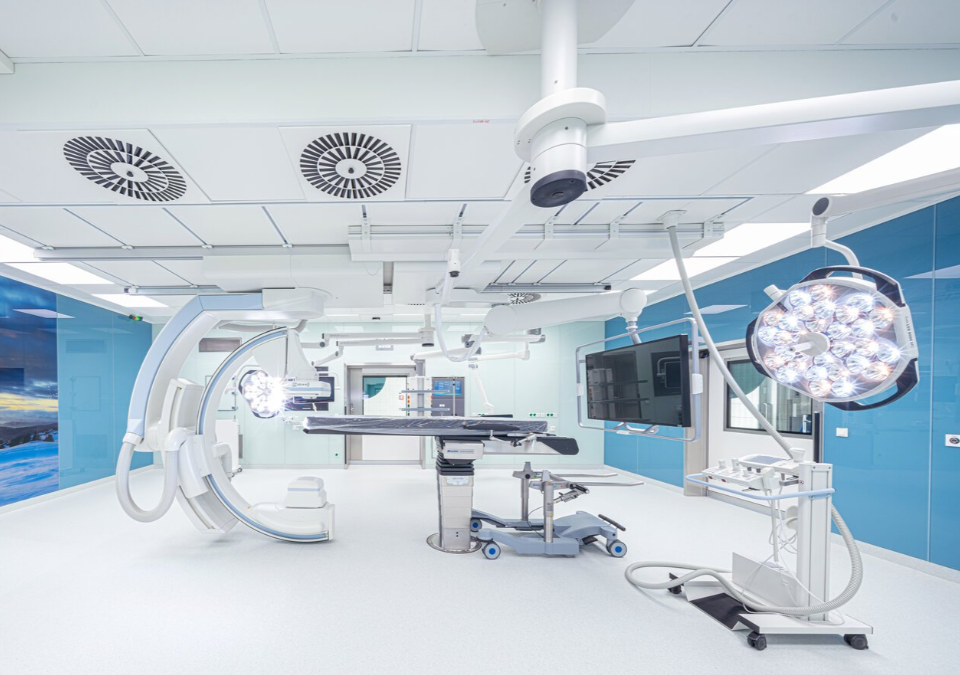Foto vom neuen OP Saal des Sana Klinikums Hof
